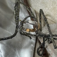 Polello fede in oro bianco e rosa cod: G2192UBR