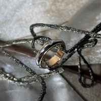 Polello fede in oro bianco e rosa con brillanti  cod: G2005DBR