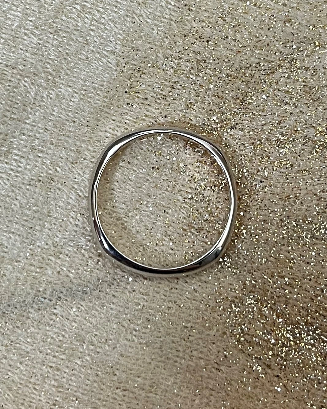 Polello fede in oro bianco e rosa cod: E2607UBR