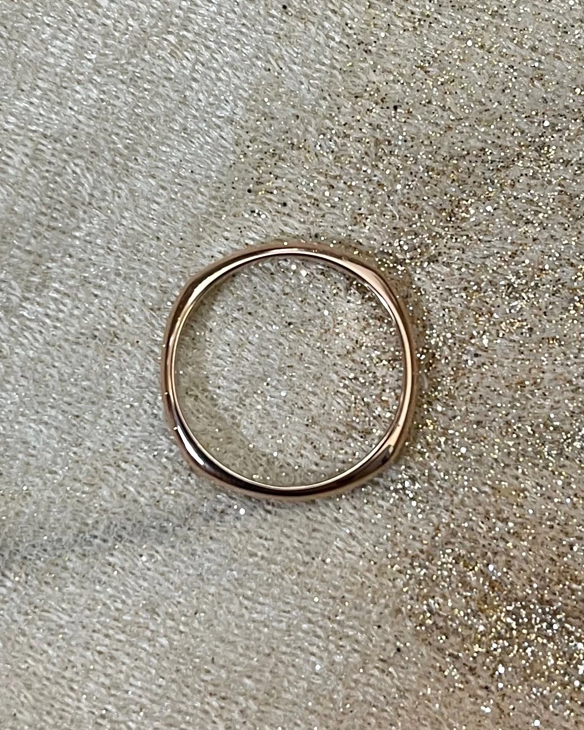 Polello fede in oro bianco e rosa cod: E2607UBR