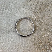 Polello fede in oro bianco e rosa con brillanti  cod: L2607DBR