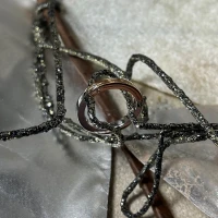 Polello fede in oro bianco e rosa con brillanti  cod: G2191DBR