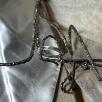 Polello fede in oro bianco con brillanti  cod: G1629DB