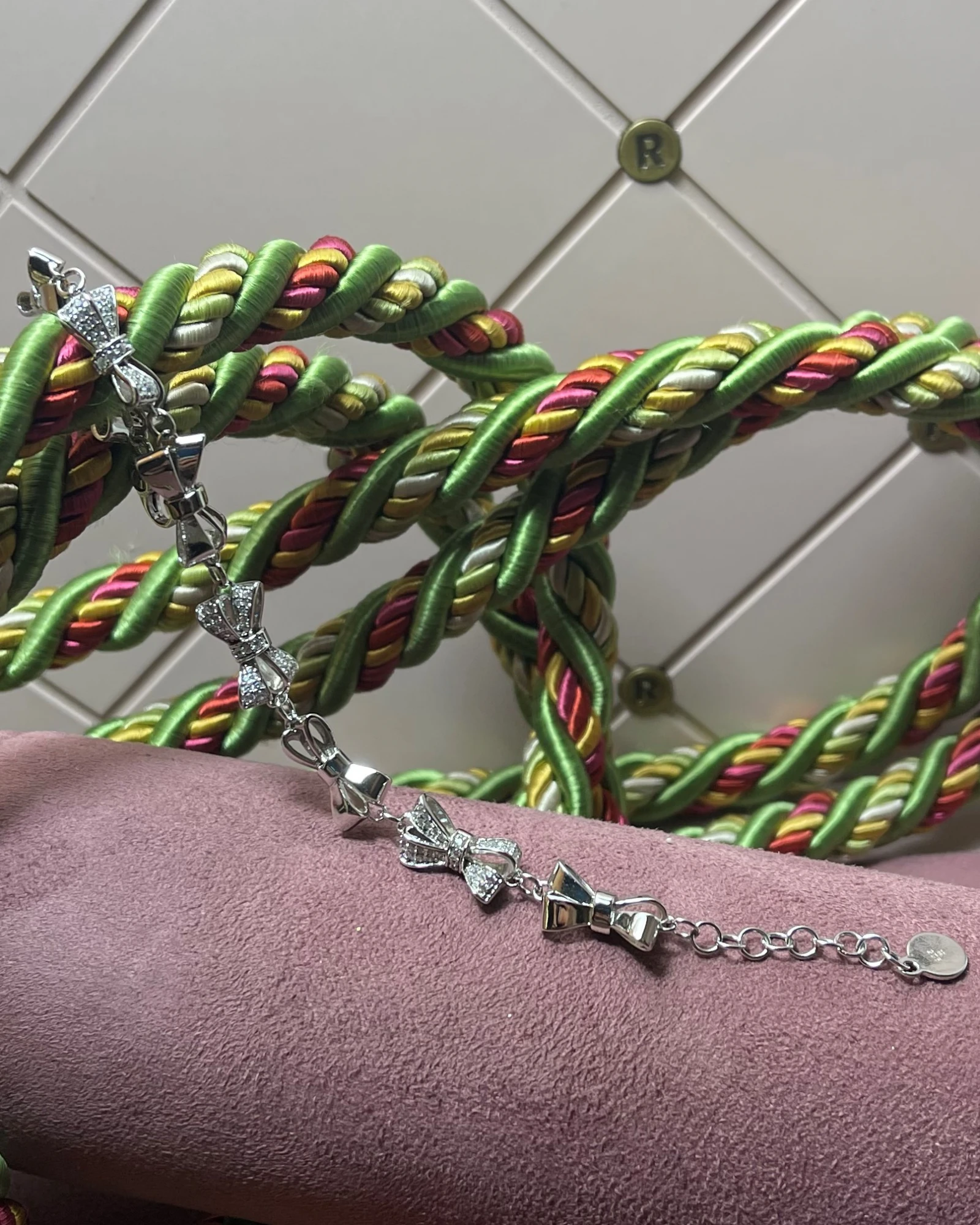 Rosato Bracciale argento con zirconi cod: RSOB11