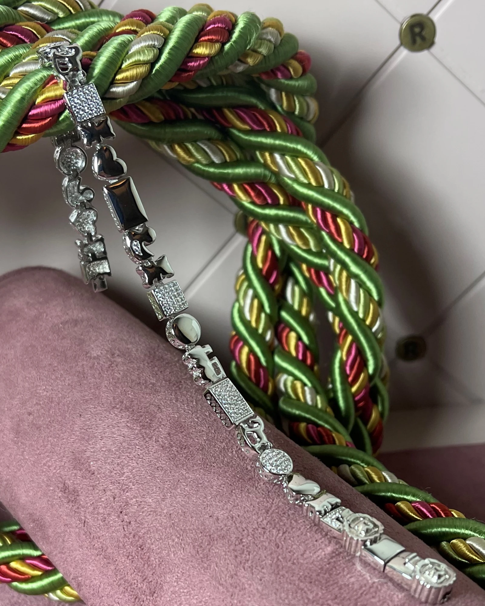 Rosato Bracciale argento con zirconi cod: RSO19