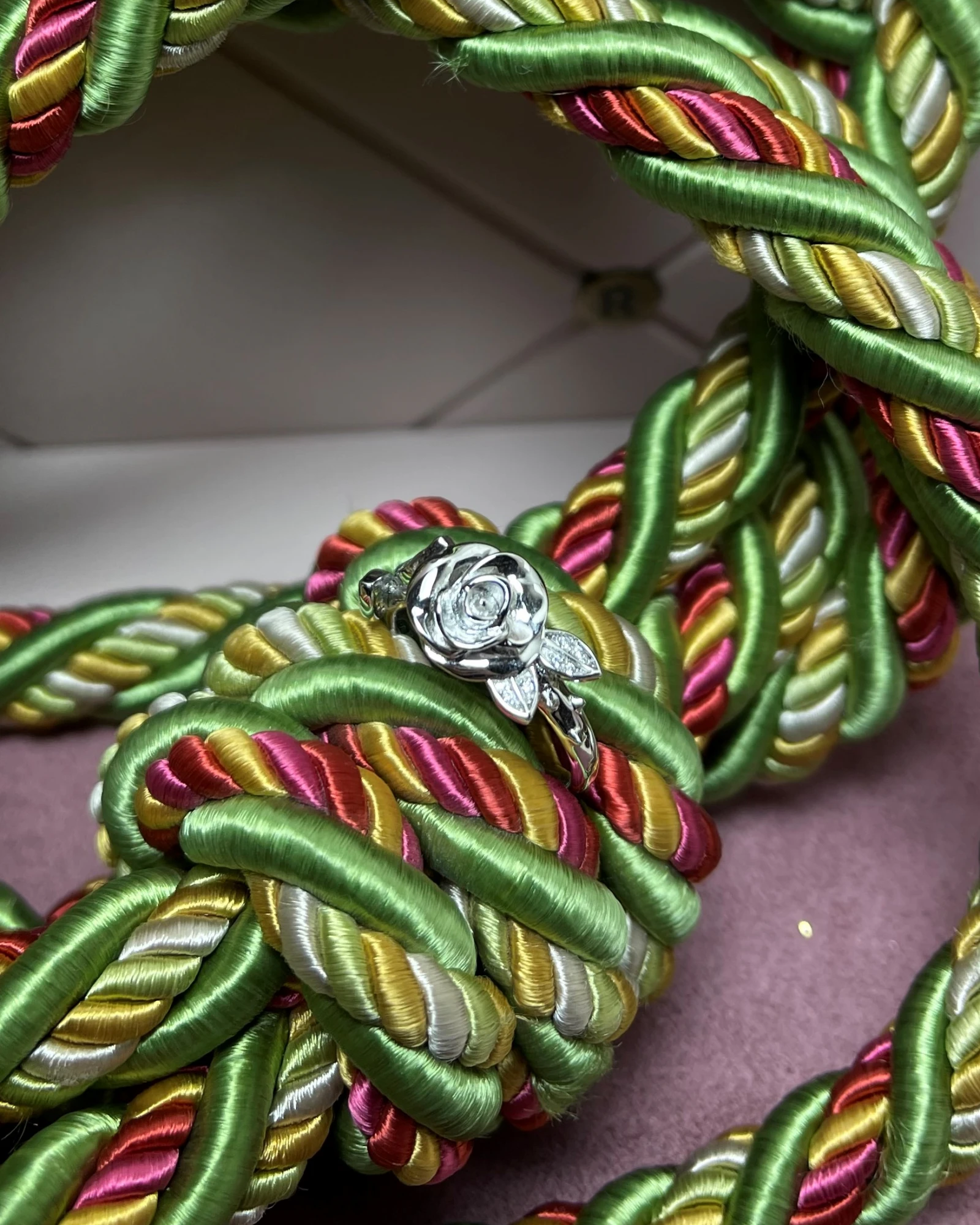 Rosato Anello argento con zirconi cod: RMH31C