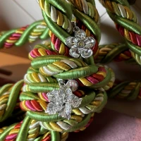 Rosato Charm argento con zirconi cod: RSE029