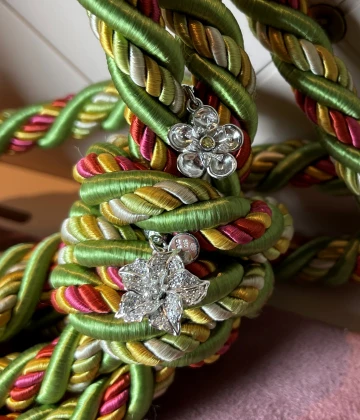 Rosato Charm argento con zirconi cod: RSE029