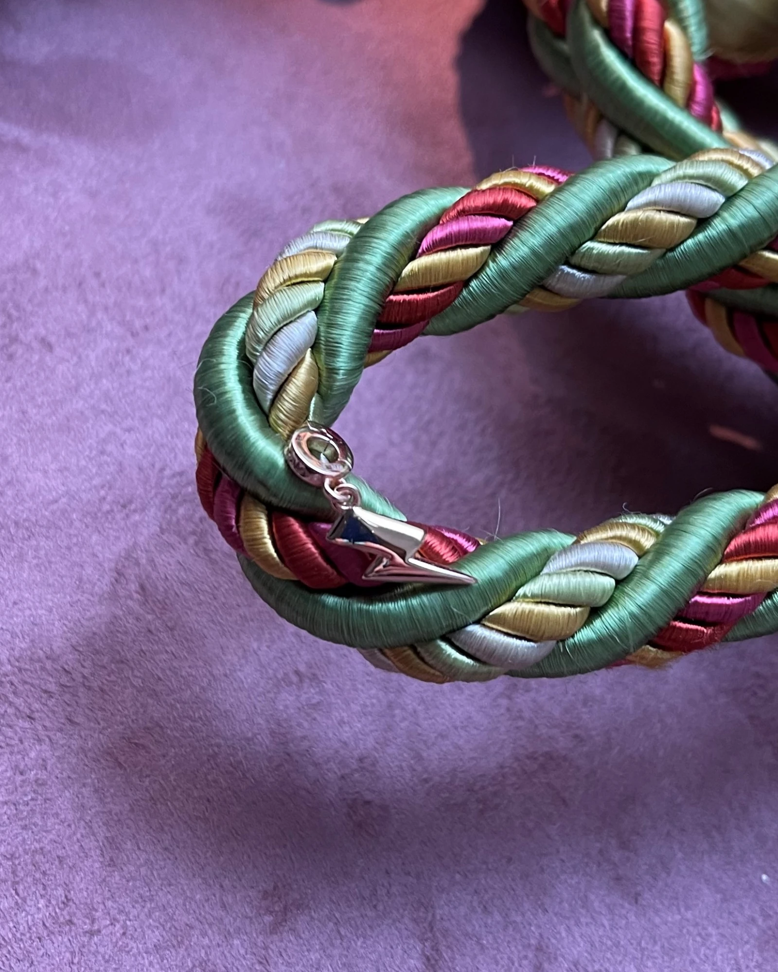 Rosato Charm argento rosa cod: RZ075