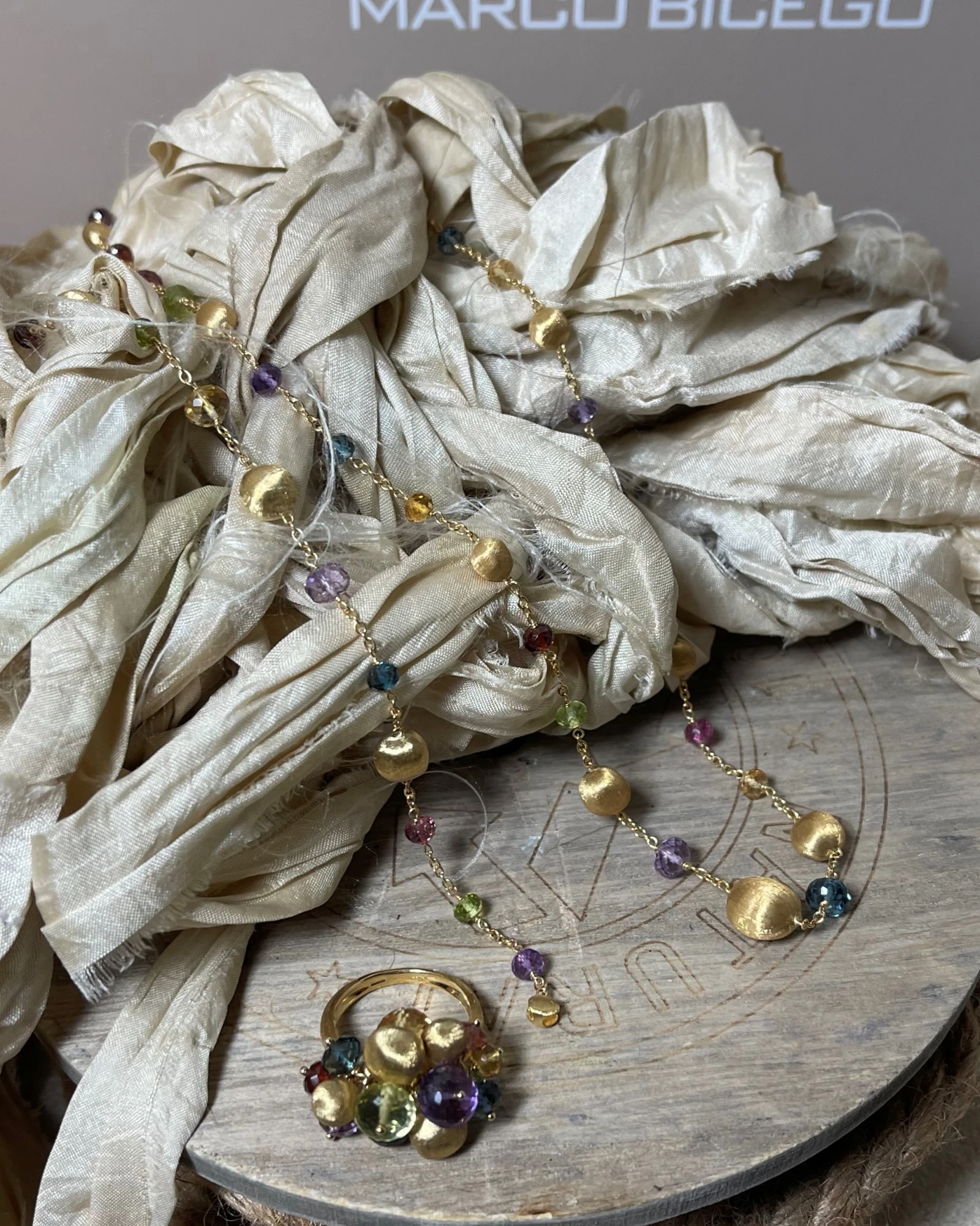 Marco Bicego bracciale oro mix di gemme cod: BB2251-MIX02 (Y-02-19,0)