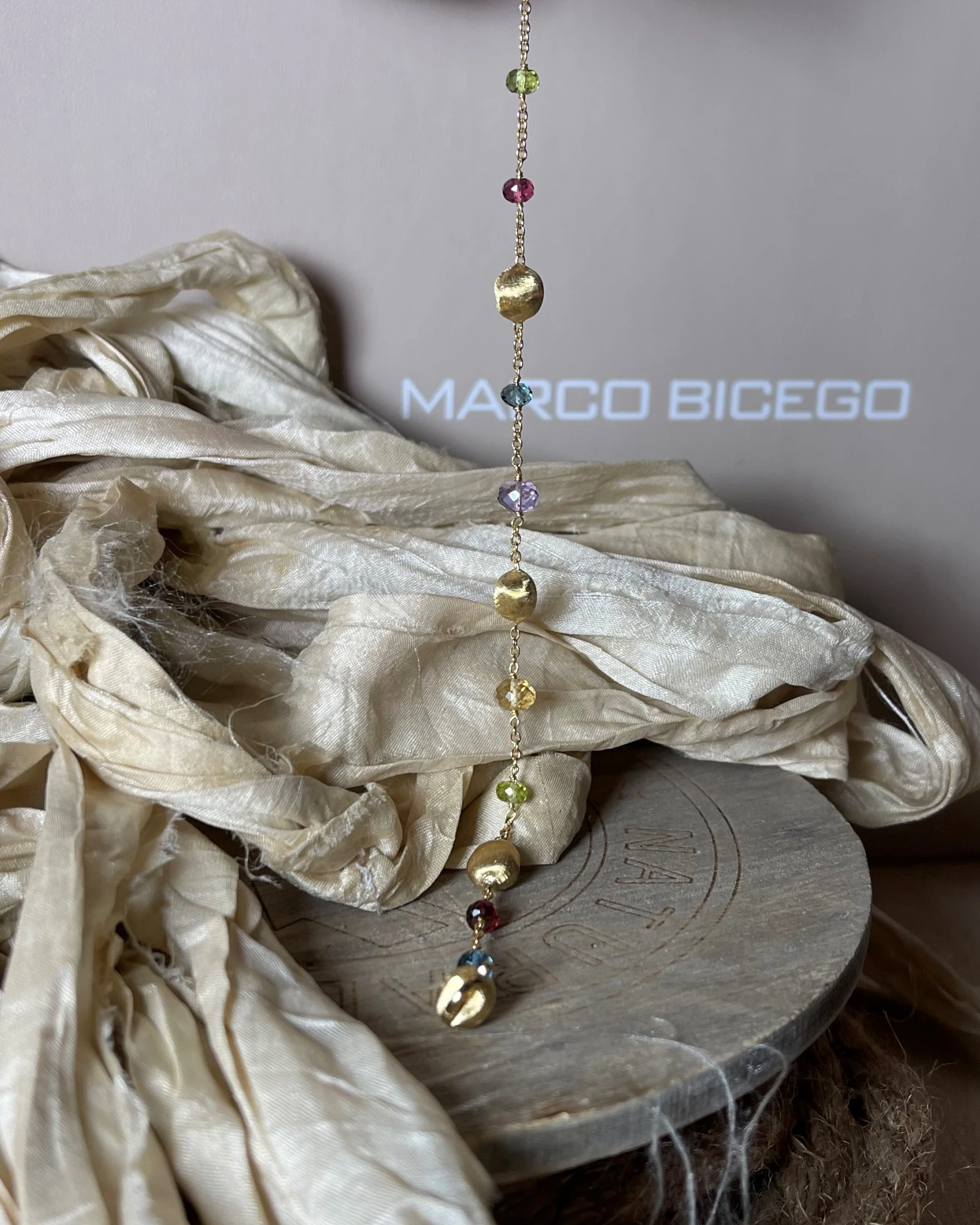 Marco Bicego bracciale oro mix di gemme cod: BB2251-MIX02 (Y-02-19,0)