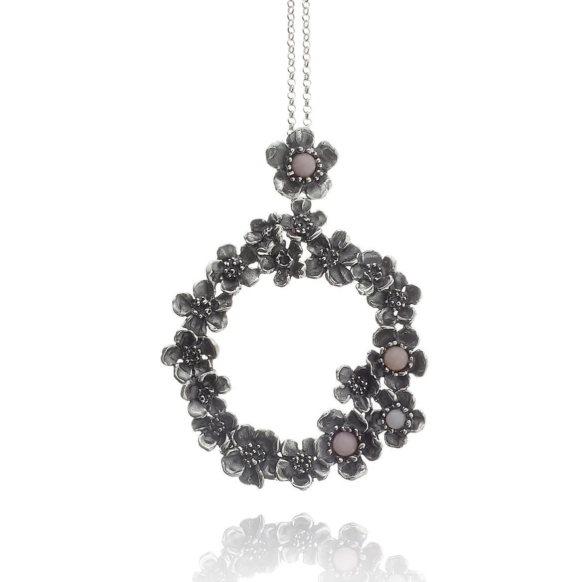 Collana Collezione Wild Rose in argento Giovanni Raspini Cod. 10105