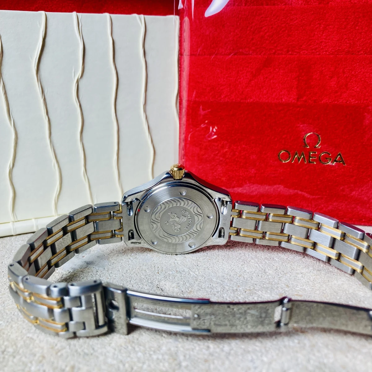 Omega Seamaster 300 Lady al quarzo Full-Set