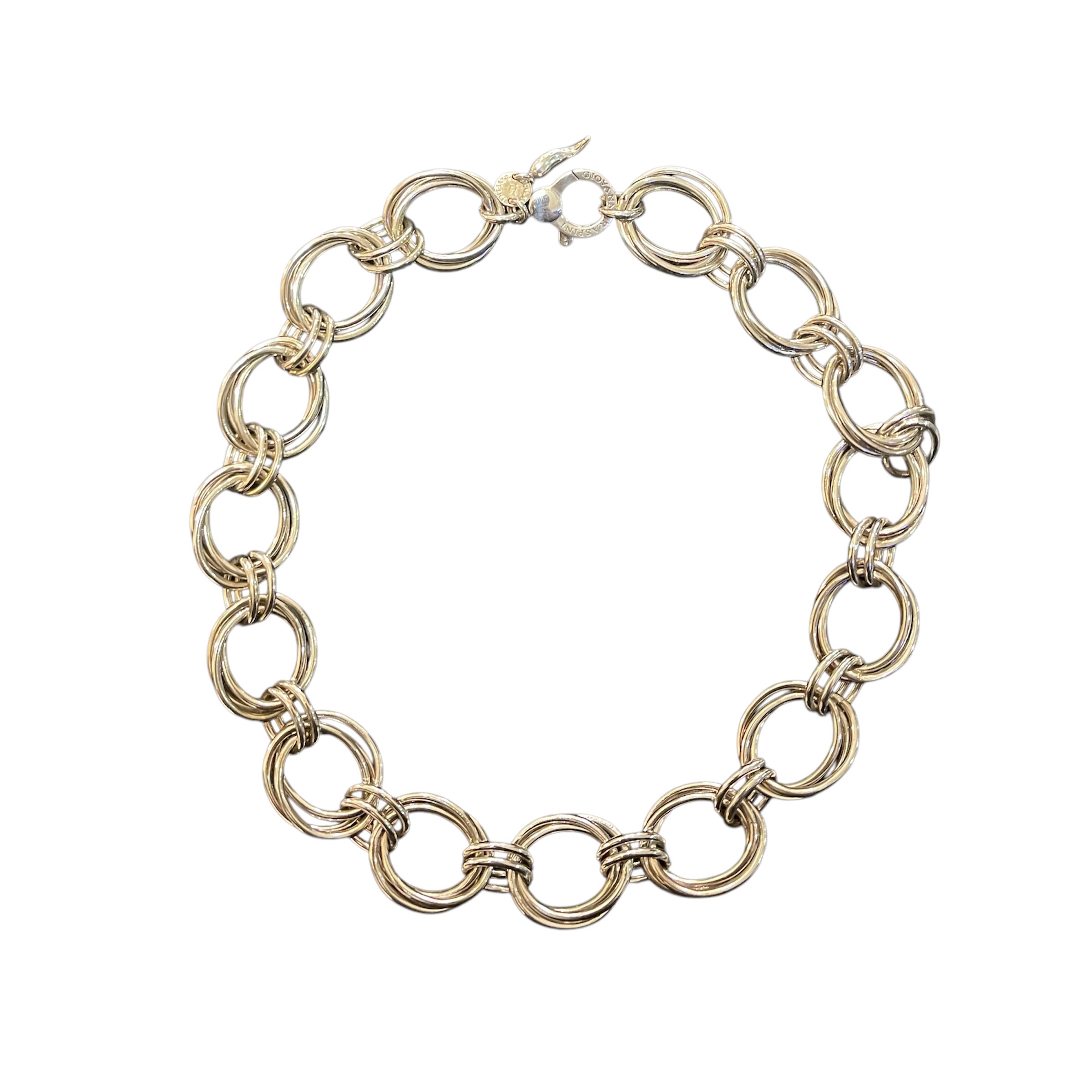 Collana ad Anello Intrecciato in argento Giovanni Raspini Cod. 10128